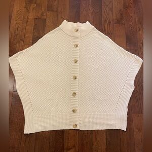 Old Navy Maternity Knit Button Up Poncho Large